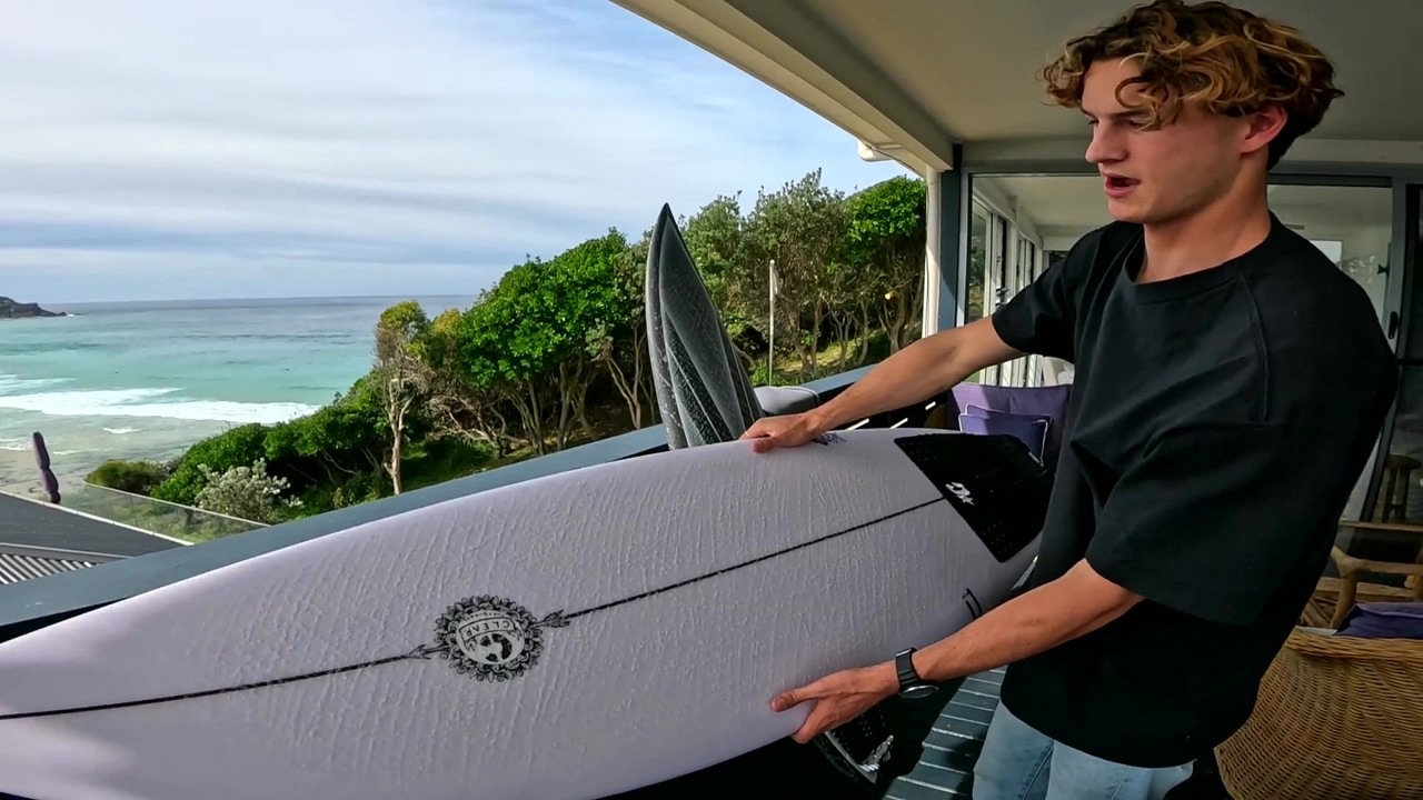 How a surfer prepares with boards, gear and daily routines