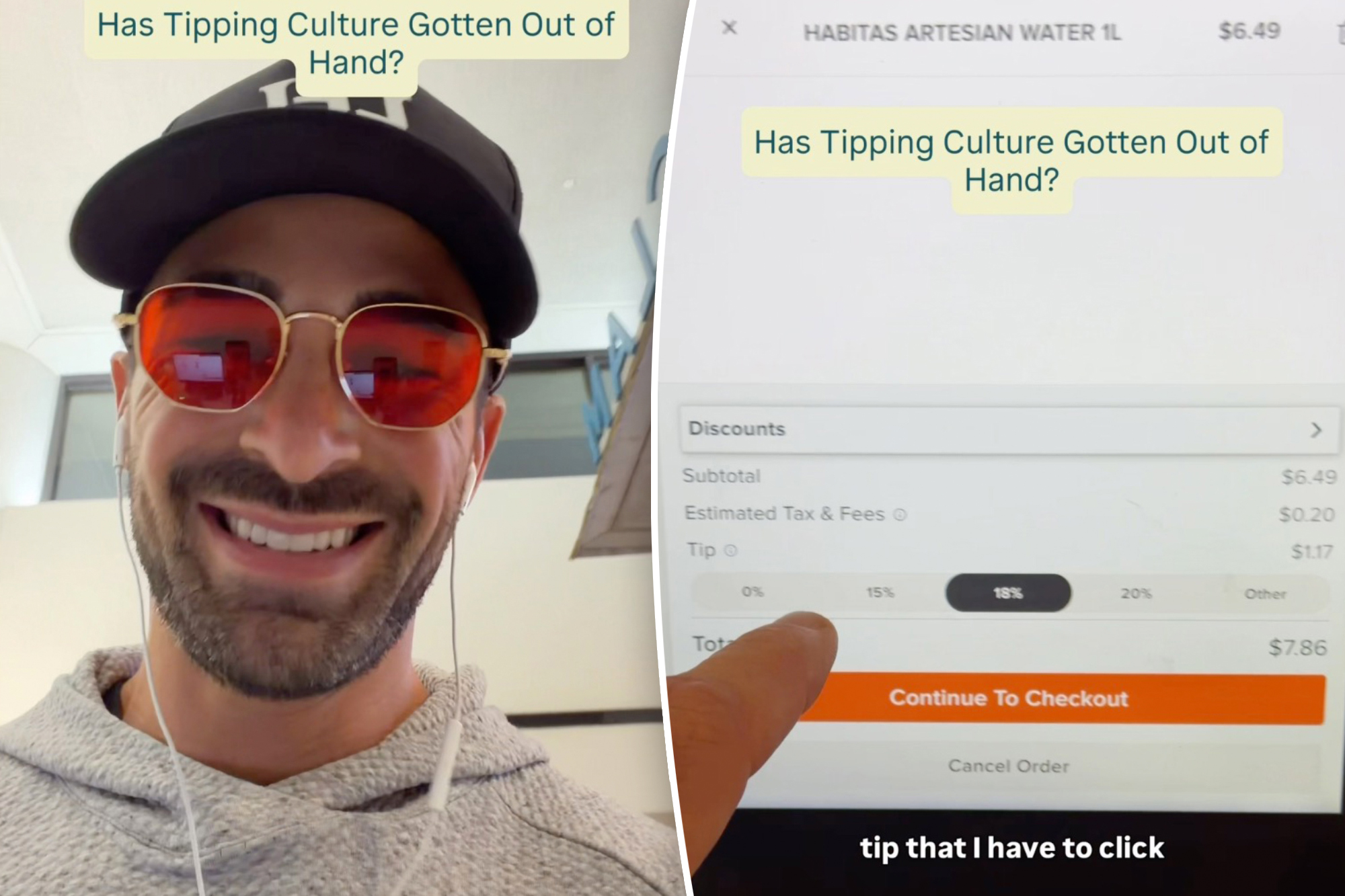 Stunned airline passenger asked to tip 18% at self-checkout kiosk ...