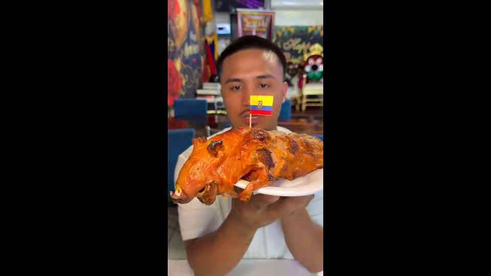 I tried guinea pig for the first time 😳🐹 #Shorts