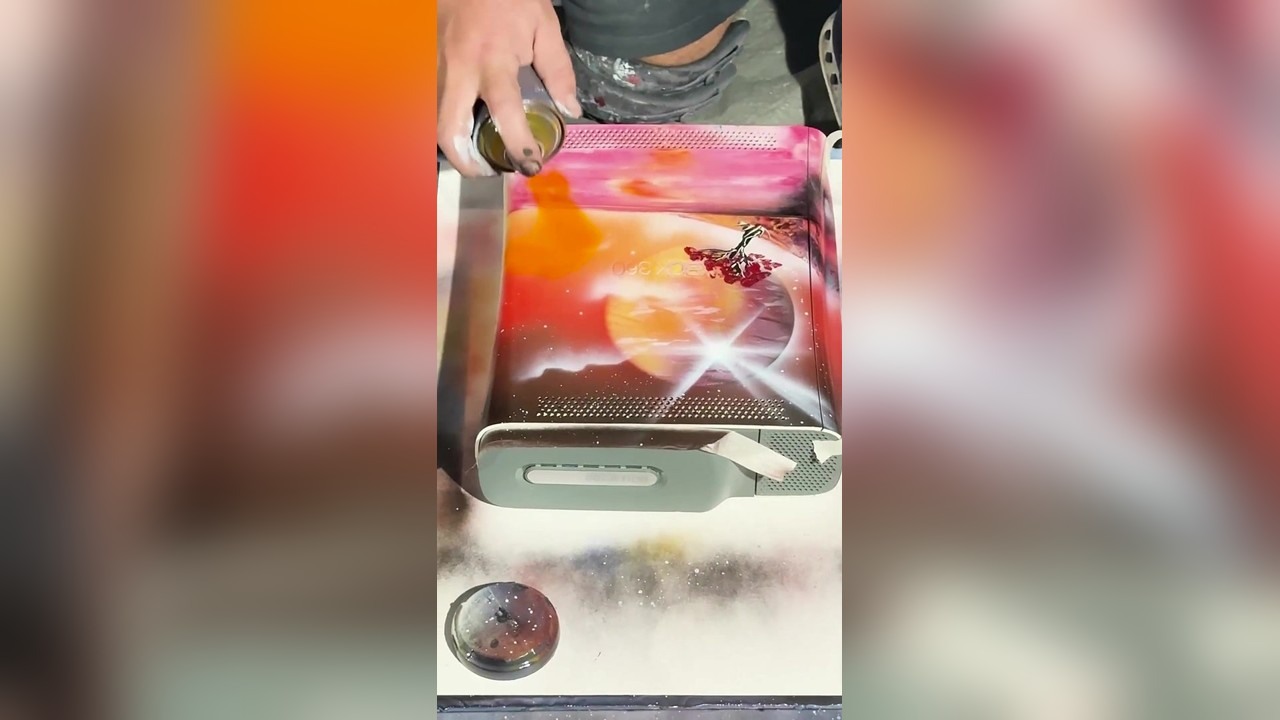 I spray painted my Xbox 360