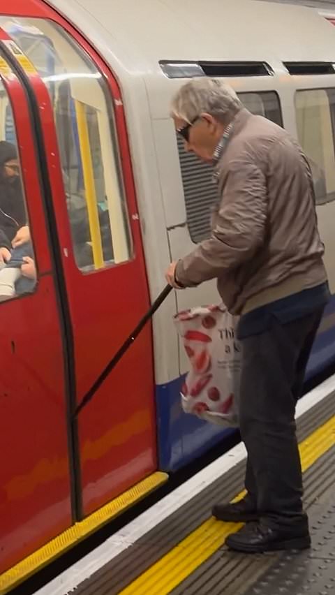 Man accidentally boards train while helping elderly passenger