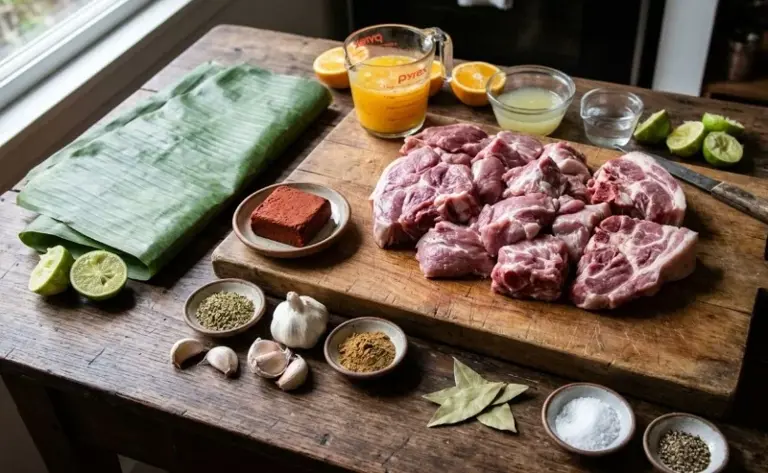 Receta de cochinita de puerco con jugo de naranja natural y achiote ...