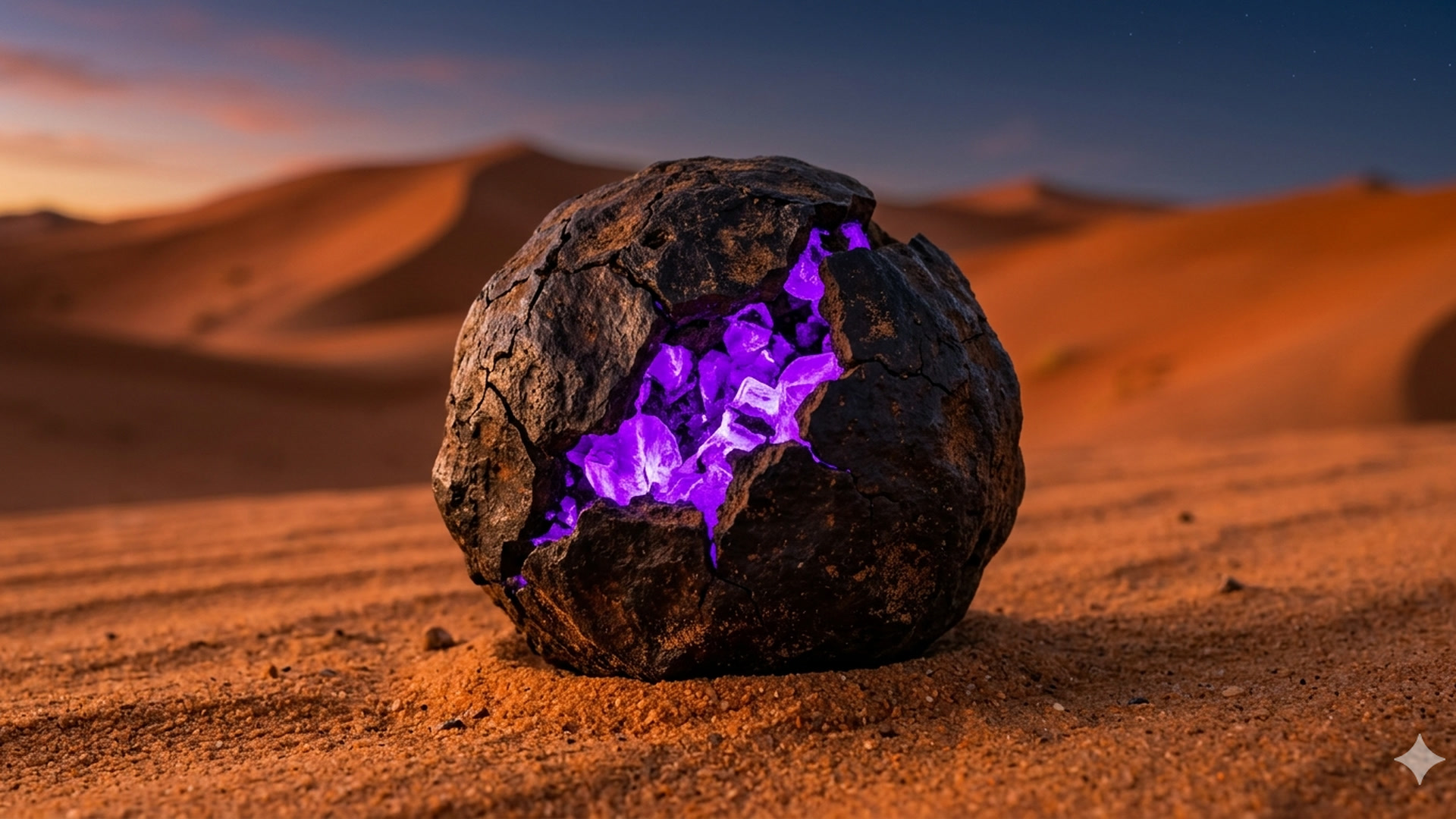 China just found an alien mineral inside a desert meteorite