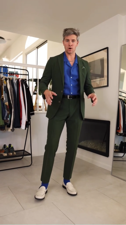 Blue and green outfit combos that just work
