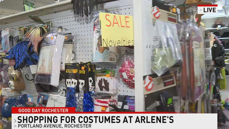 Last minute Halloween finds at Arlene's Costumes
