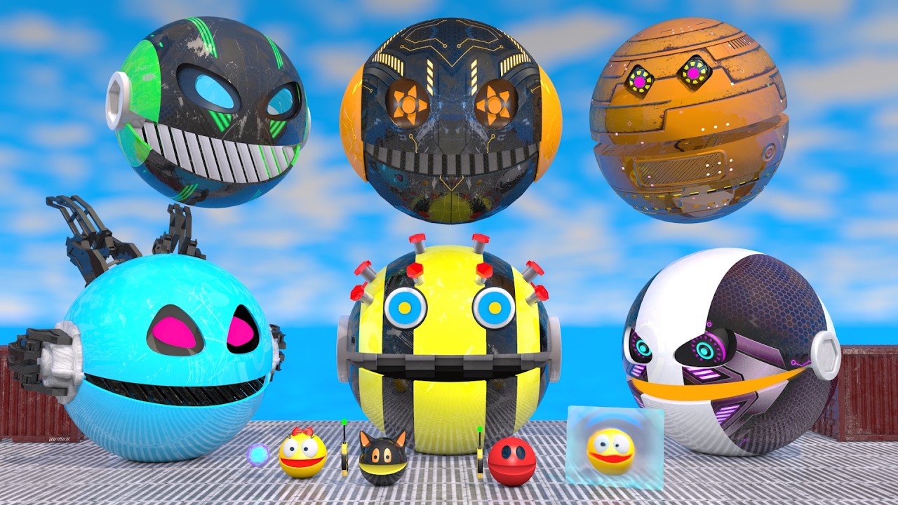 Pacman vs robot Pacmans – ultimate challenge! – phase mirror & elastic ...