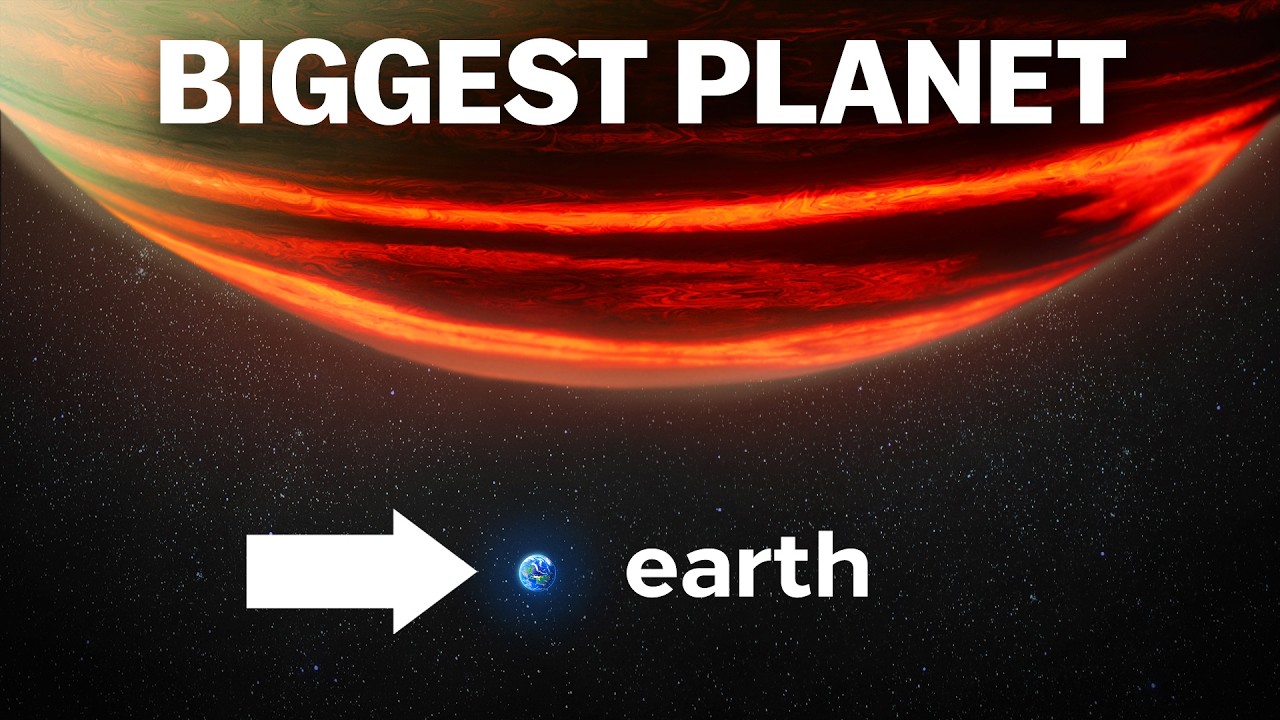 Earth vs the biggest planet