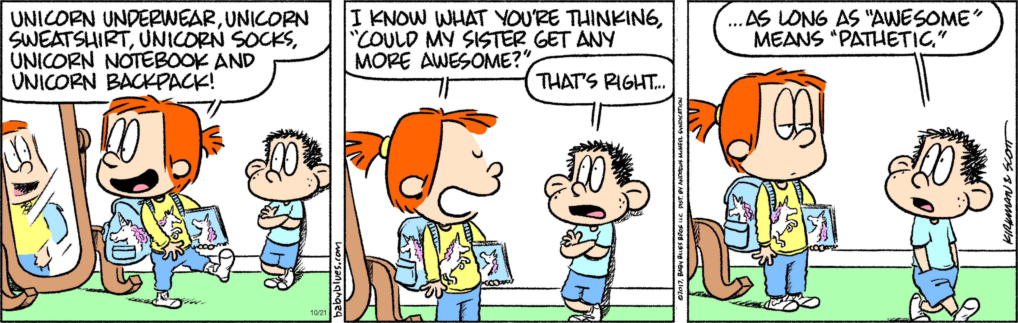 Baby Blues by Rick Kirkman and Jerry Scott