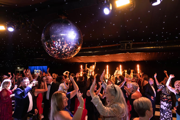 An extraordinary achievement: Glitter ball attended by Sir Gareth ...