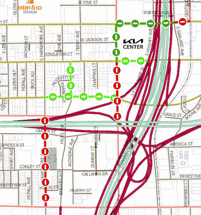 Orlando Magic fans should expect road closures near Kia Center on Wednesday