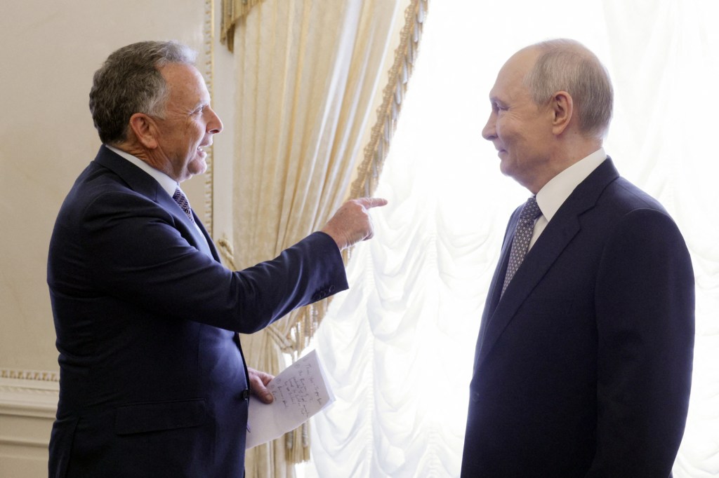 Steve Witkoff praises Putin as a 'humanitarian'
