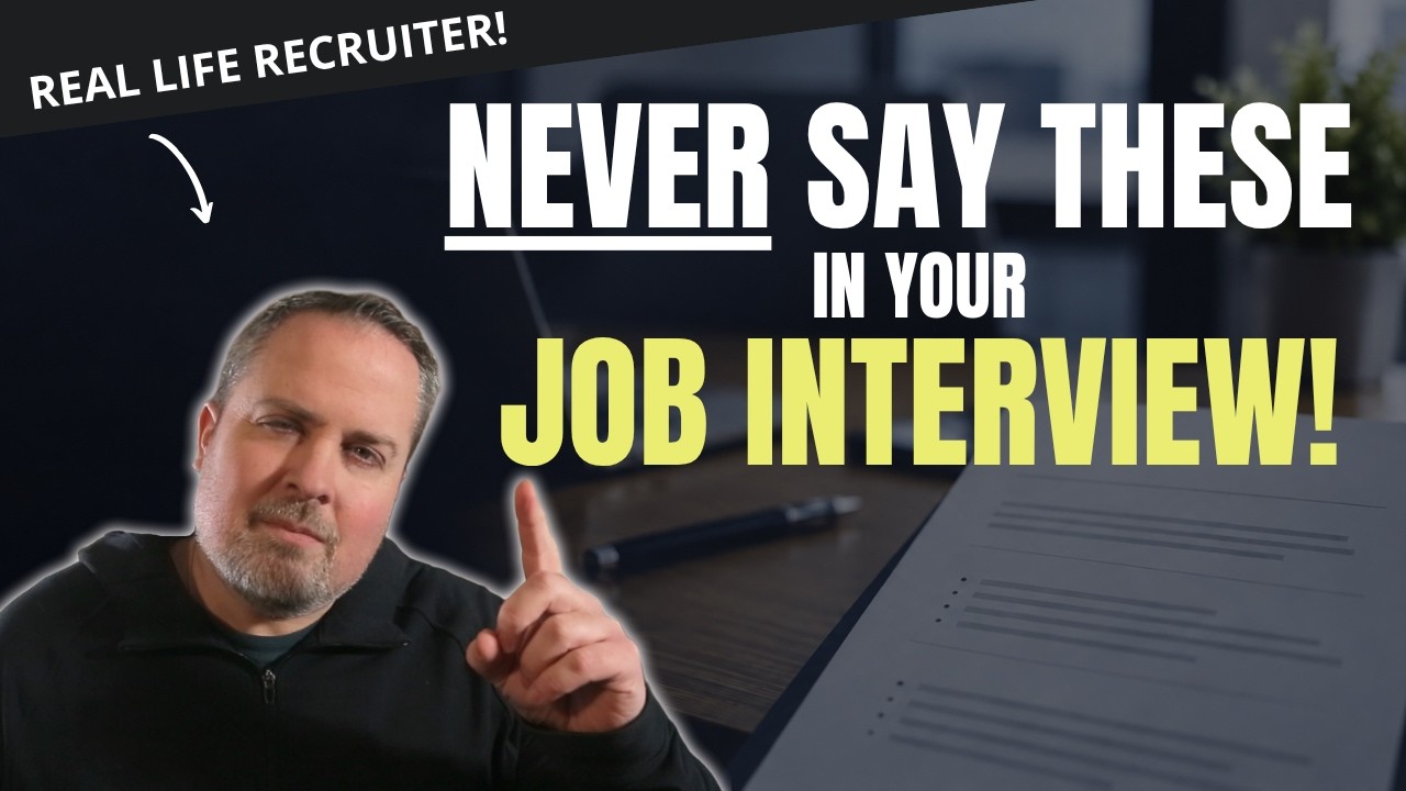 8 things you should never reveal in a job interview