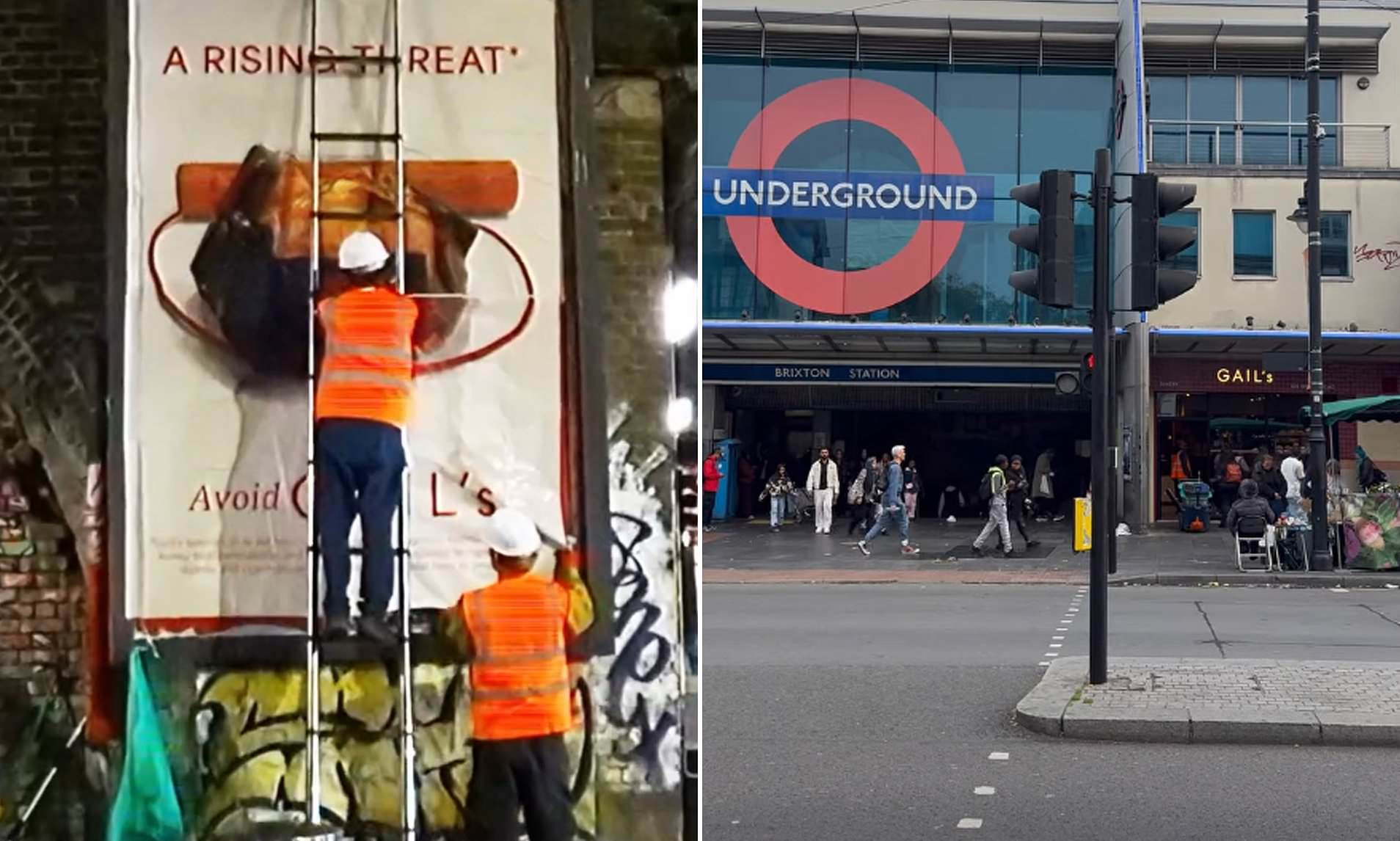Gail's new bakery in Brixton is targeted in anti-Israel protest as ...