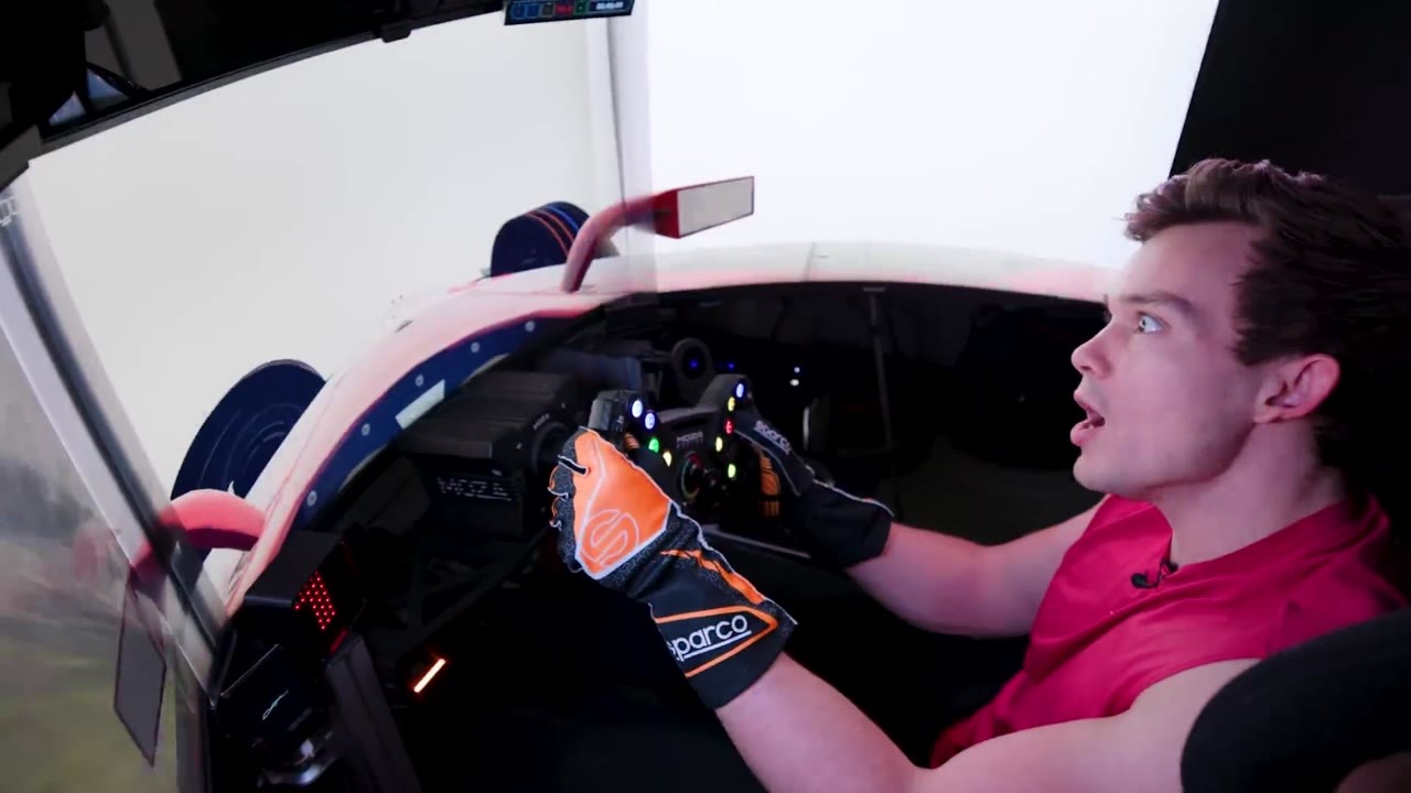 He had 100 hours to learn professional racing then got behind the wheel ...