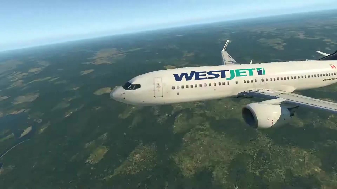 X-Plane 11 simulated flight travels from Goose Bay to Ottawa (part 2)