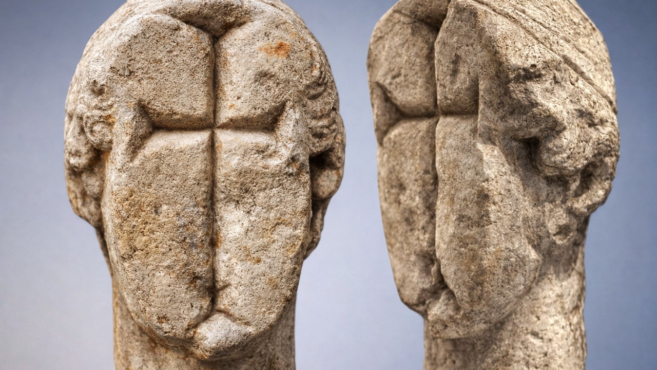 Ancient Christians carved crosses into Greco-Roman divine statues