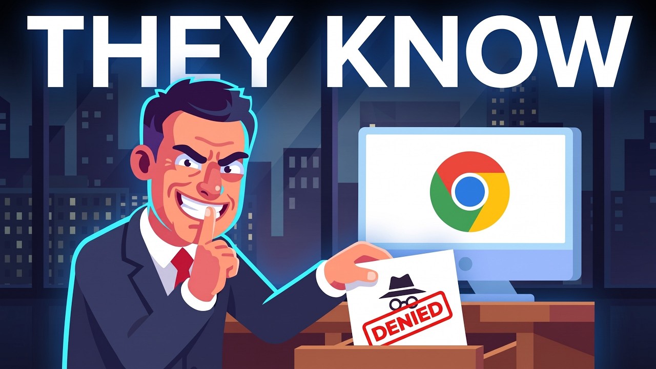 You need to stop using incognito mode right now