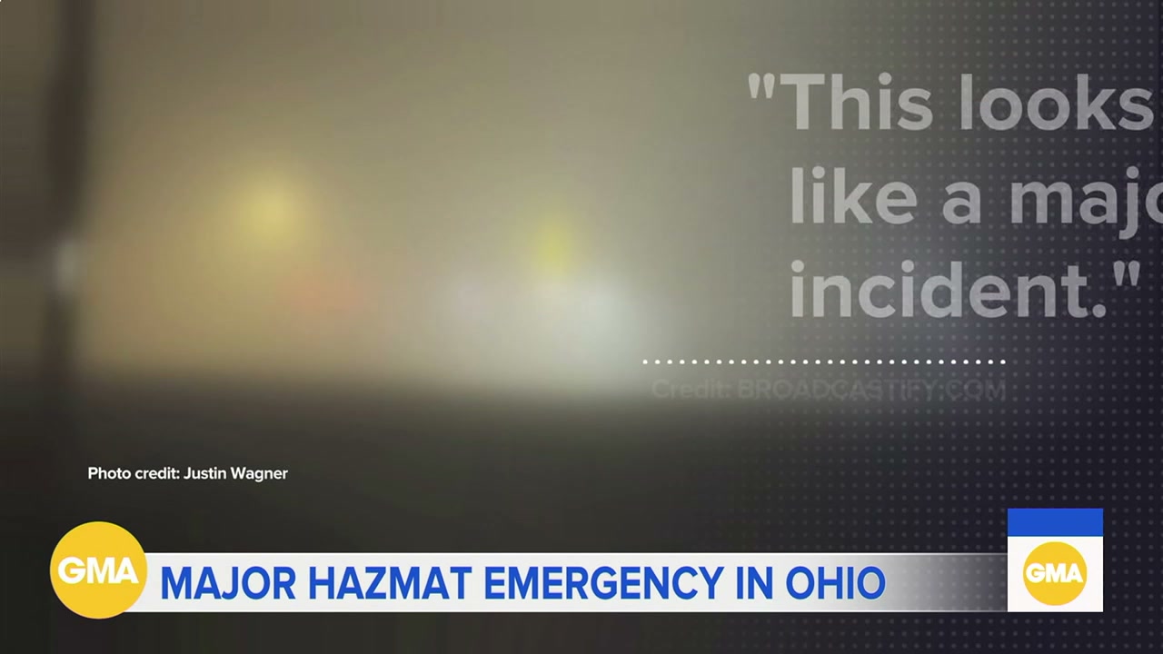 Major hazmat emergency in Ohio