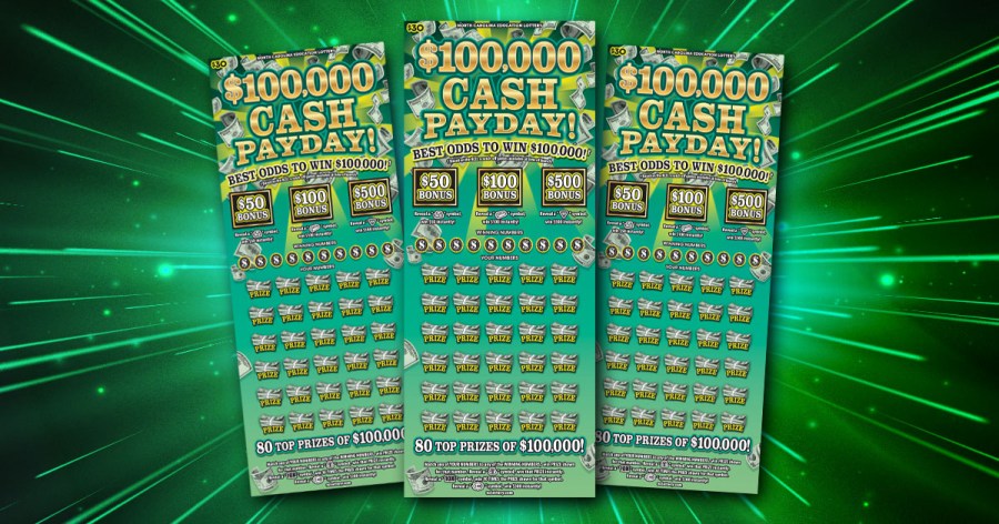 Elizabeth City man enjoys $100,000 scratch-off win