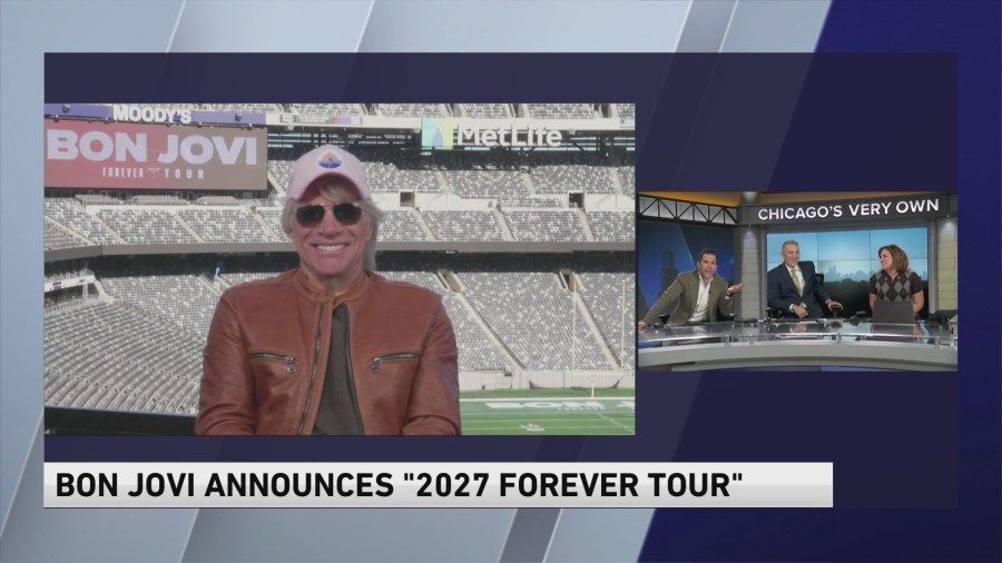 Bon Jovi announces 2027 'Forever Tour' with stop in Chicago