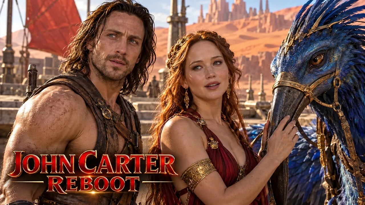 John Carter reboot (2027) Jennifer Lawrence & Aaron Taylor-Johnson