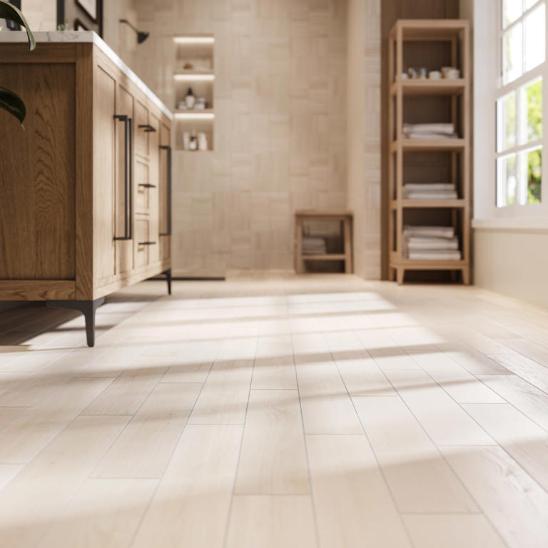 Is wood tile replacing hardwood floors? Here's what designers think ...