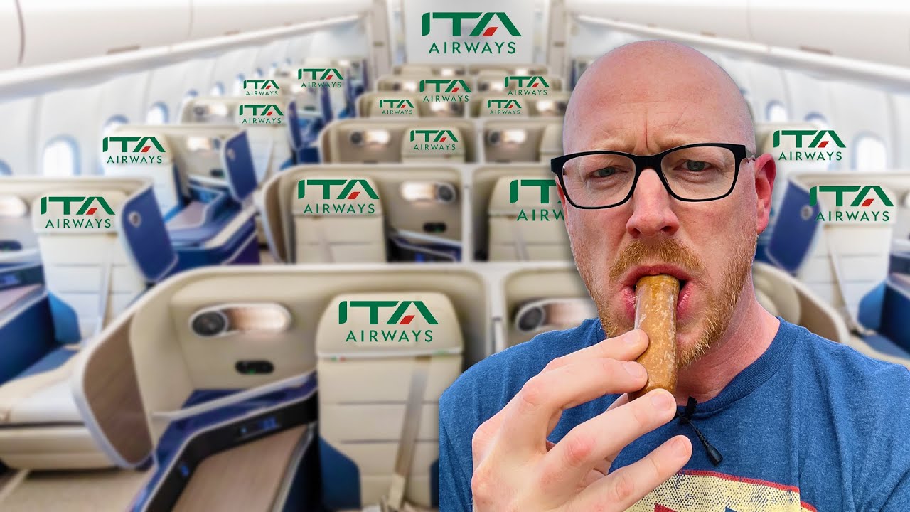 Flying to London for fish & chips in ITA Airways business class!