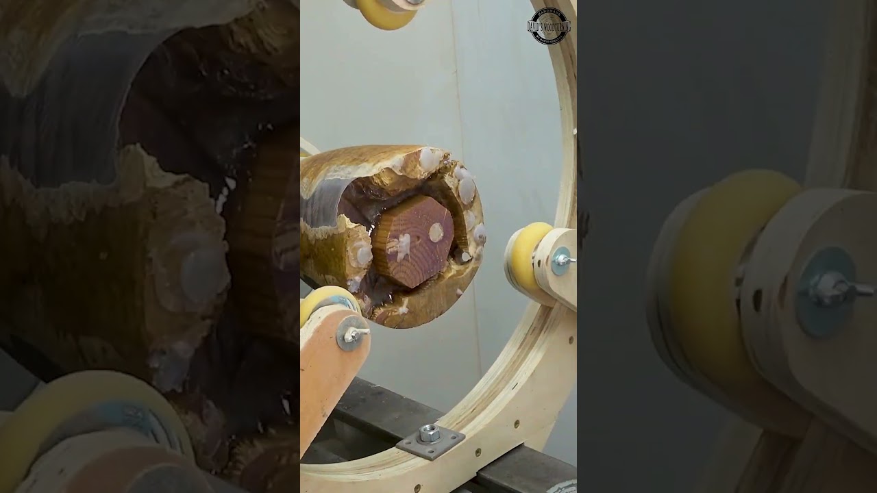 Transforming wood into a color-changing masterpiece
