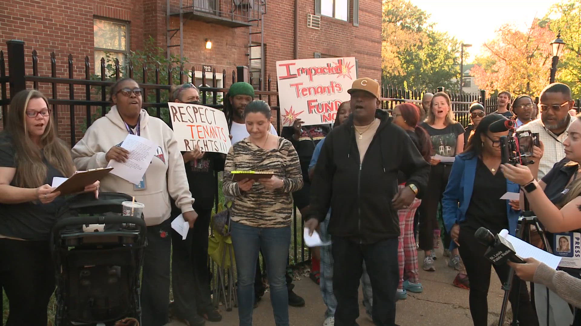 Northern Village tenants demand action to find new housing