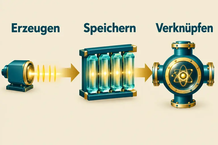 Quanteninternet: Warum verschiedene Speicher zusammenarbeiten sollen