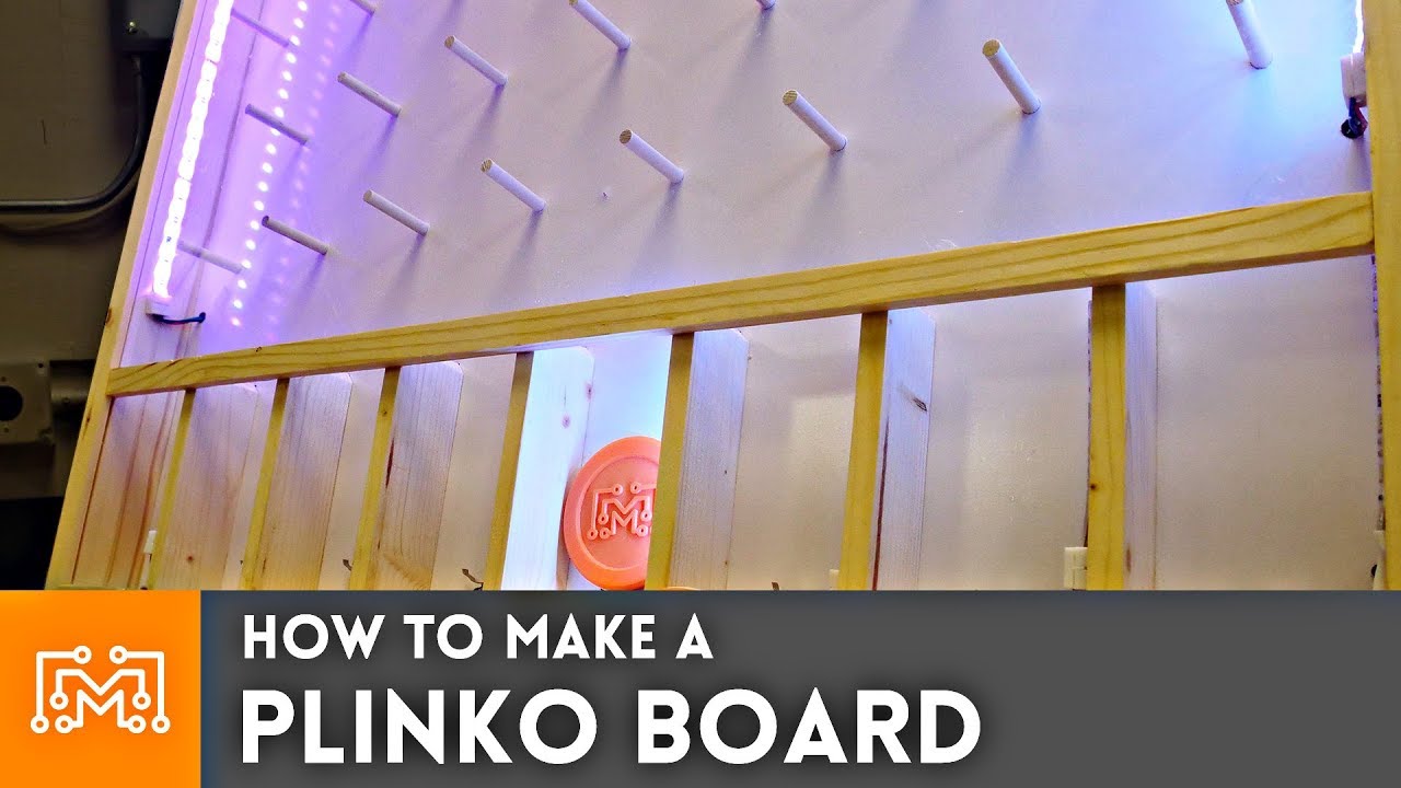 How to make a Plinko board from scratch