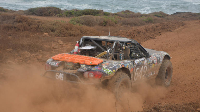 I took Buddy the off road Miata to a Baja race and won