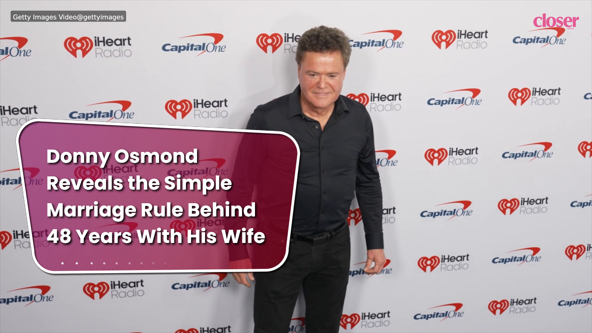 Donny Osmond reveals the simple marriage rule behind 48 years with his wife