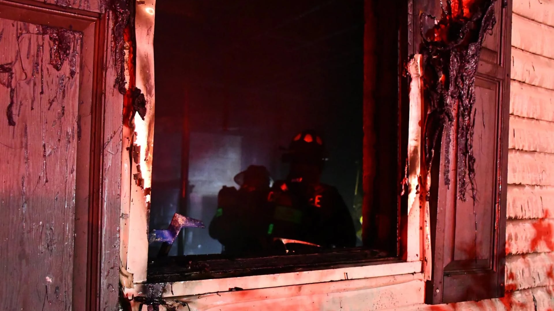 Family escapes early morning house fire, dog still missing