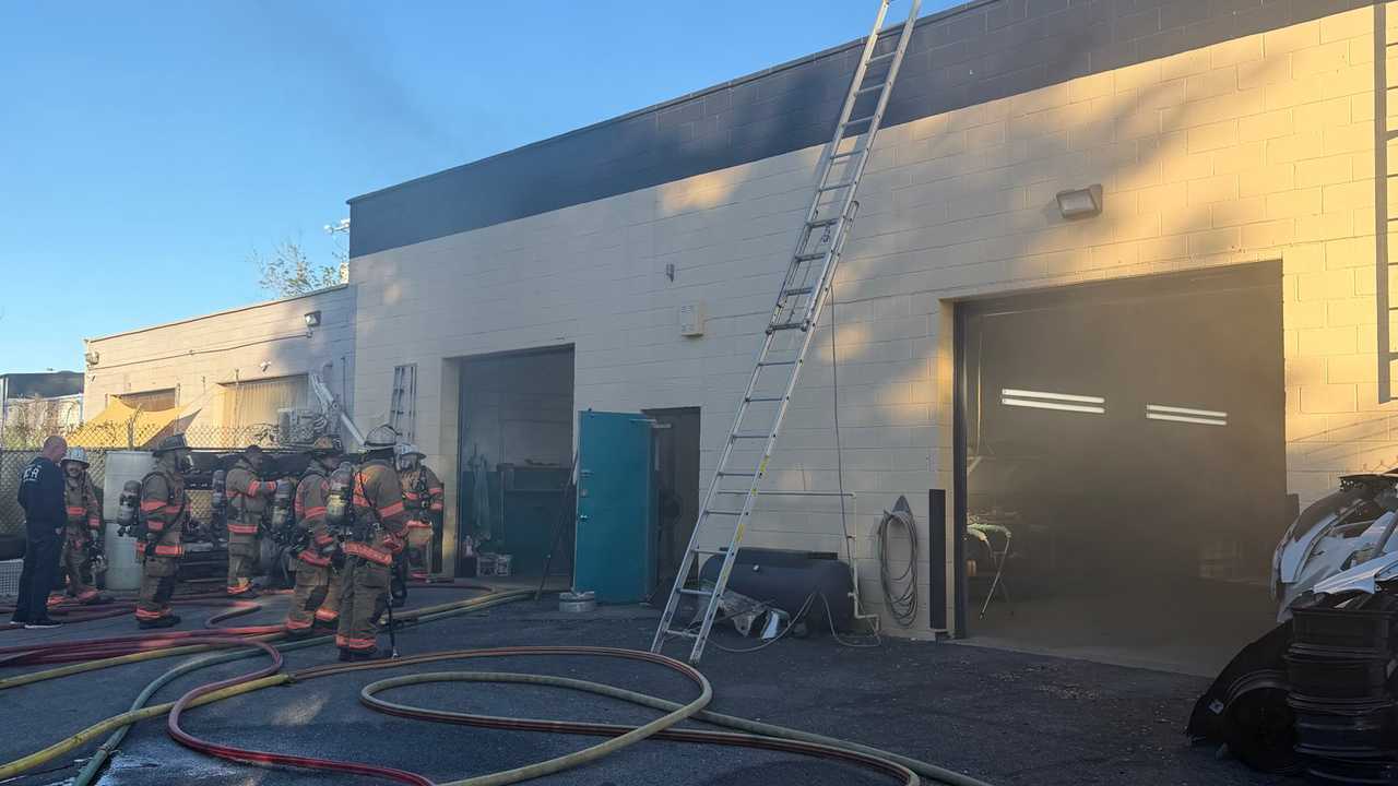Fire forces evacuation at Rockville auto body shop (photos)