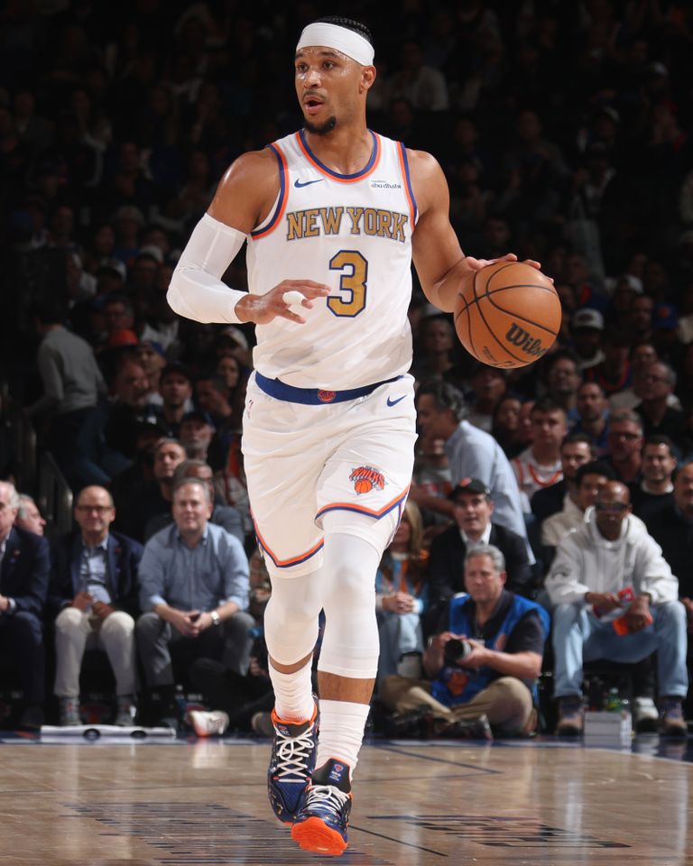 Josh Hart debuts braided hairstyle that looks like the Larry O’Brien ...