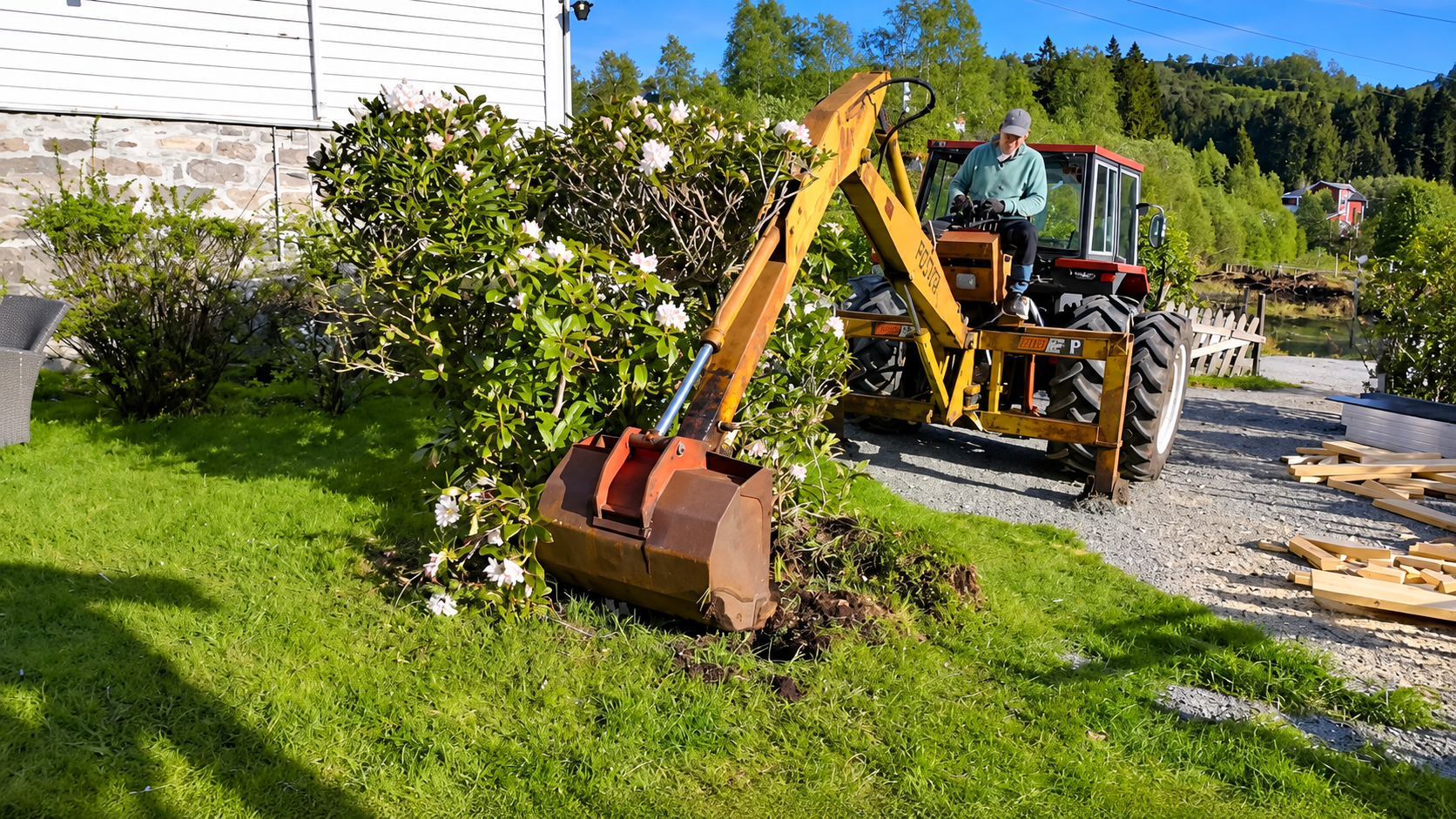 Racing to prepare our Norwegian farm for a massive tractor and 9-meter ...