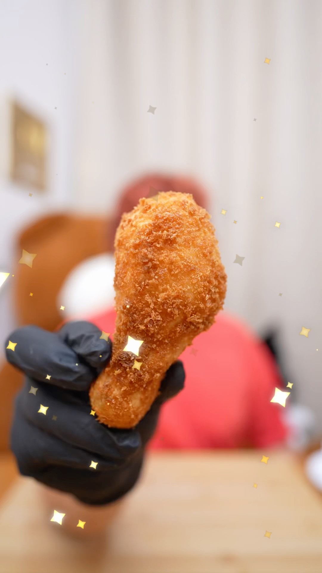 Pranking brother with fake fried chicken made entirely from sugar
