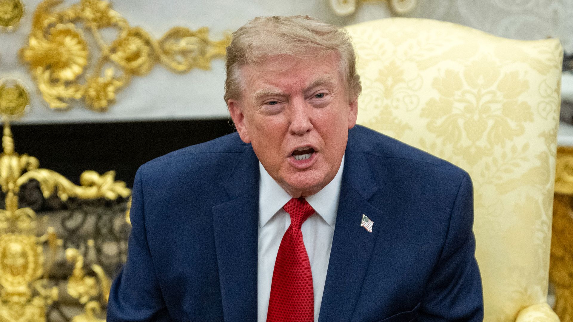 Trump goes after CNN reporter who asked about his closeness to Natalie Harp