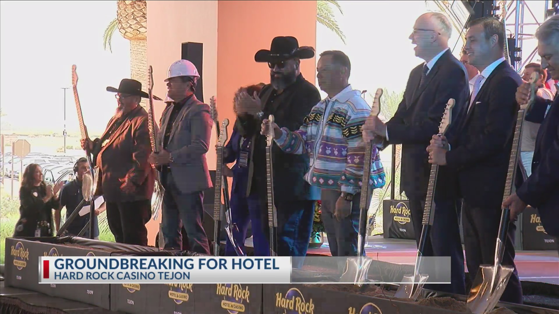 Groundbreaking for hotel at Hard Rock Casino Tejon