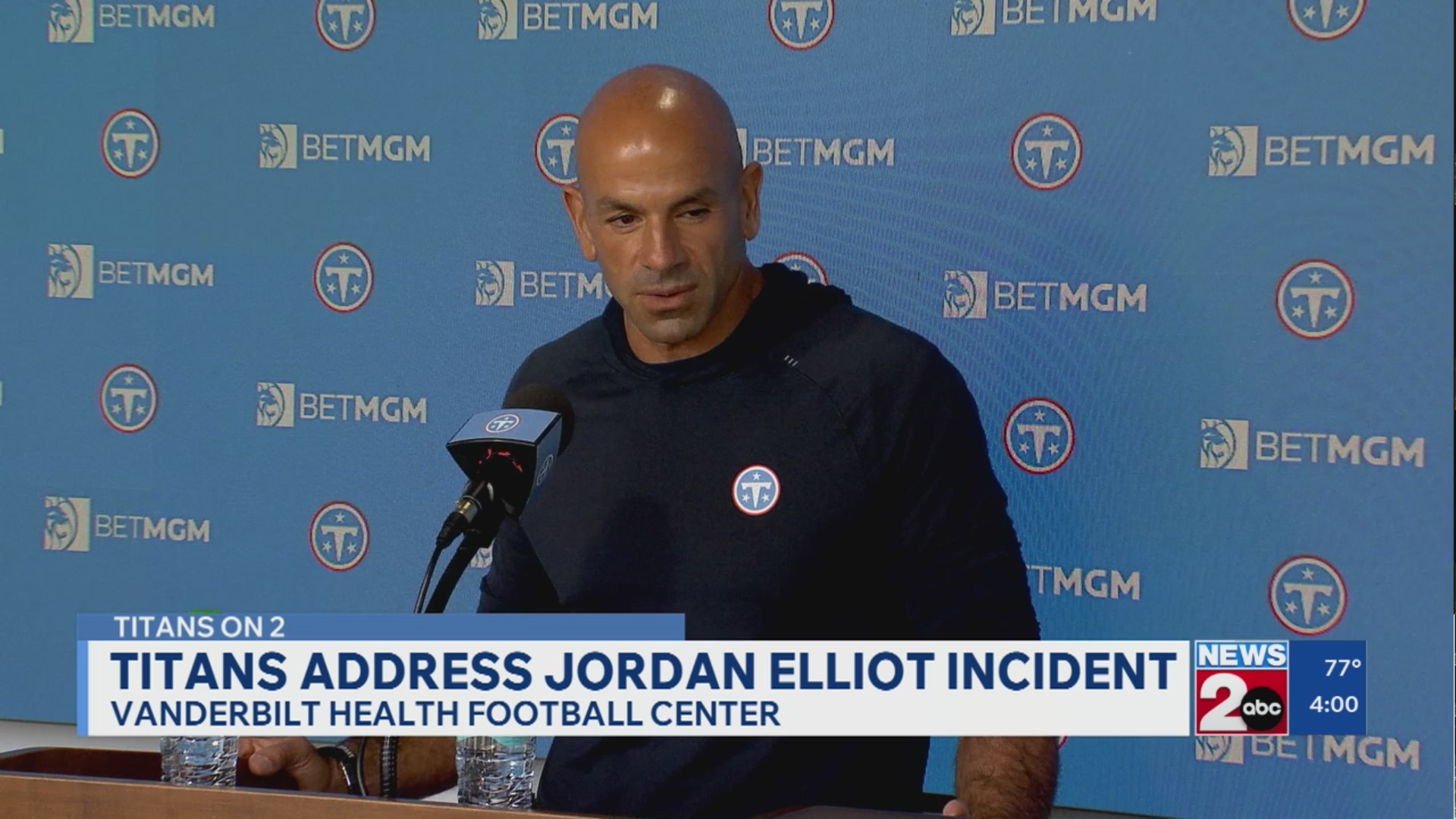 Titans address Jordan Elliott incident, release