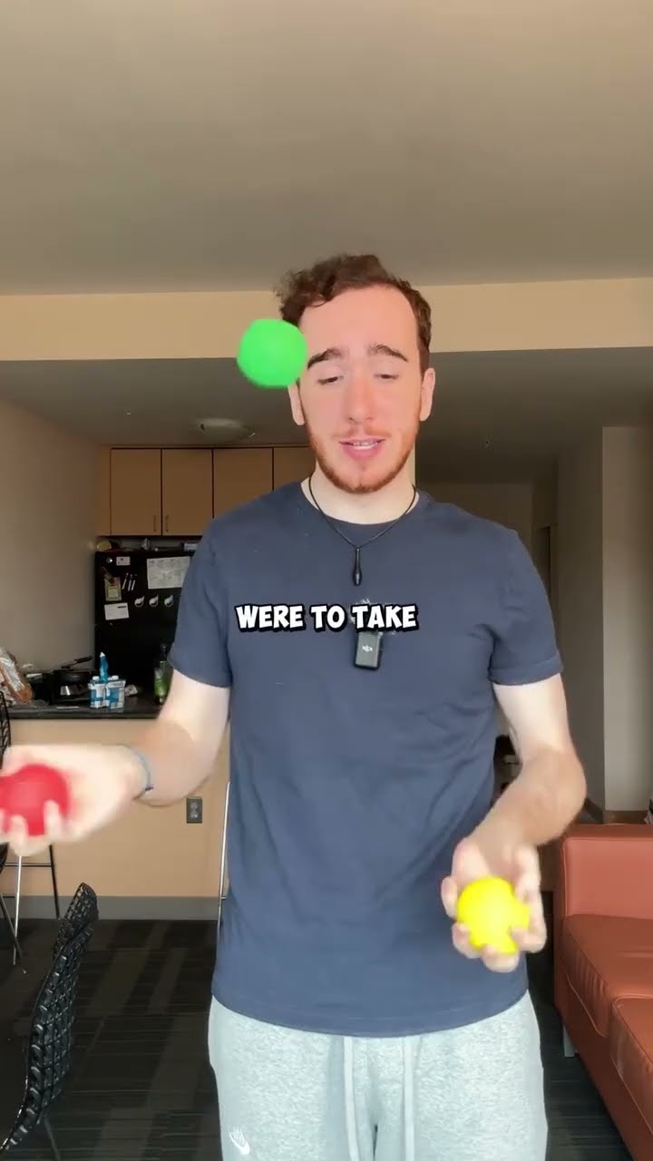 Master the inverted sprung cascade with this juggling trick!