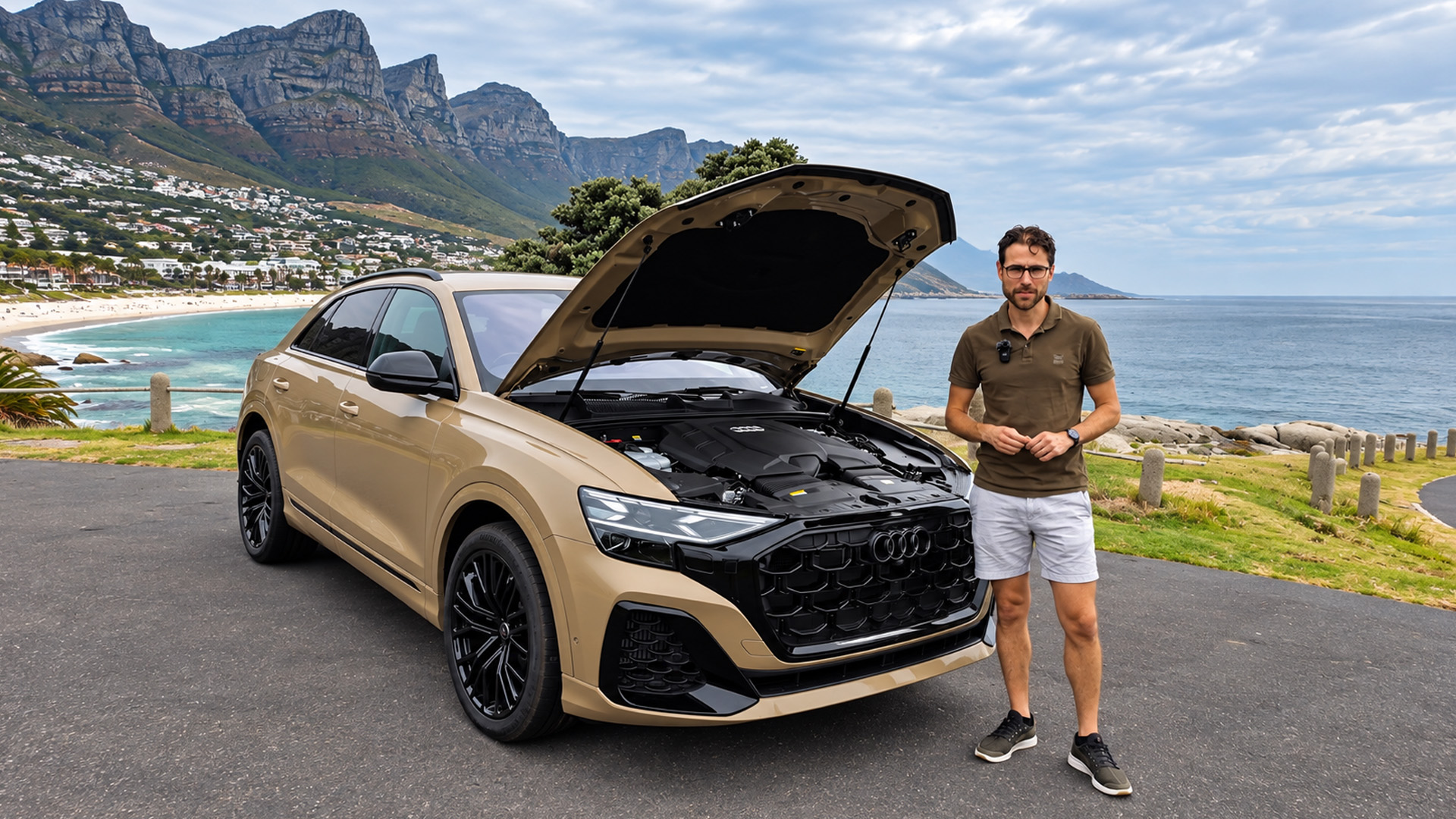 Interesting features of the Audi Q8 S-Line with a V6 engine