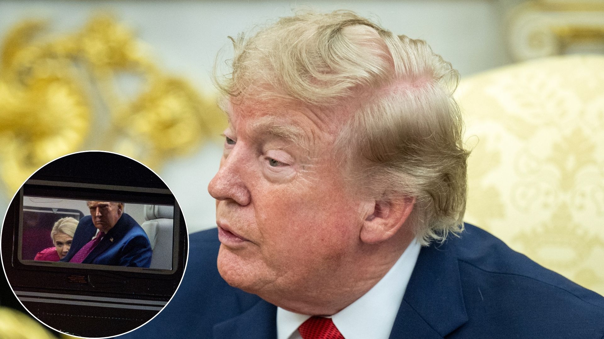 Trump goes after CNN reporter who asked about his closeness to Natalie Harp