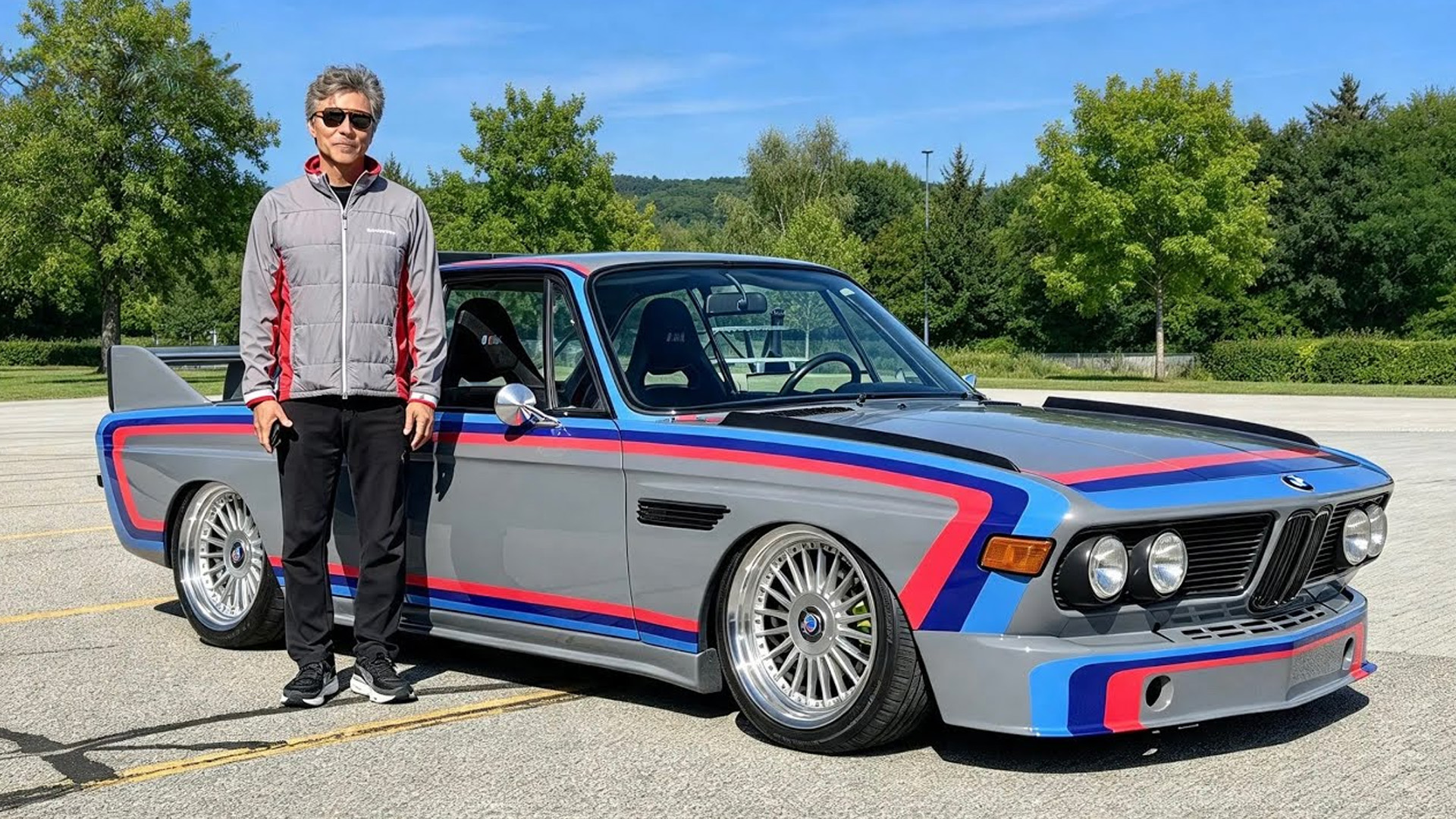 A classic BMW batmobile built for pure driving enjoyment