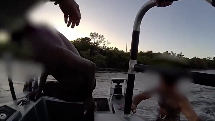 Caught on camera: Florida deputies rescue 2 adults, child from disabled ...