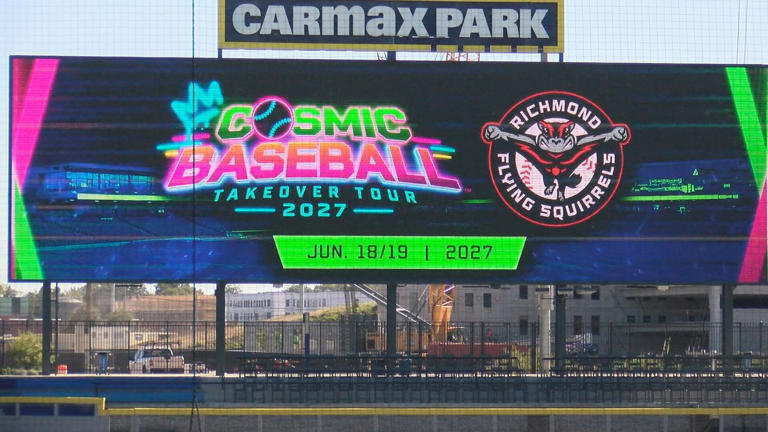 Cosmic Baseball coming to Richmond’s CarMax Park for two games in June 2027