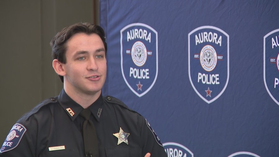 Aurora officer speaks after saving man from house fire
