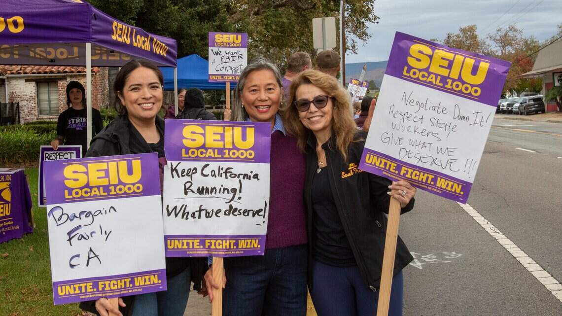 State workers in SLO County strike for better contract - 'We have power ...