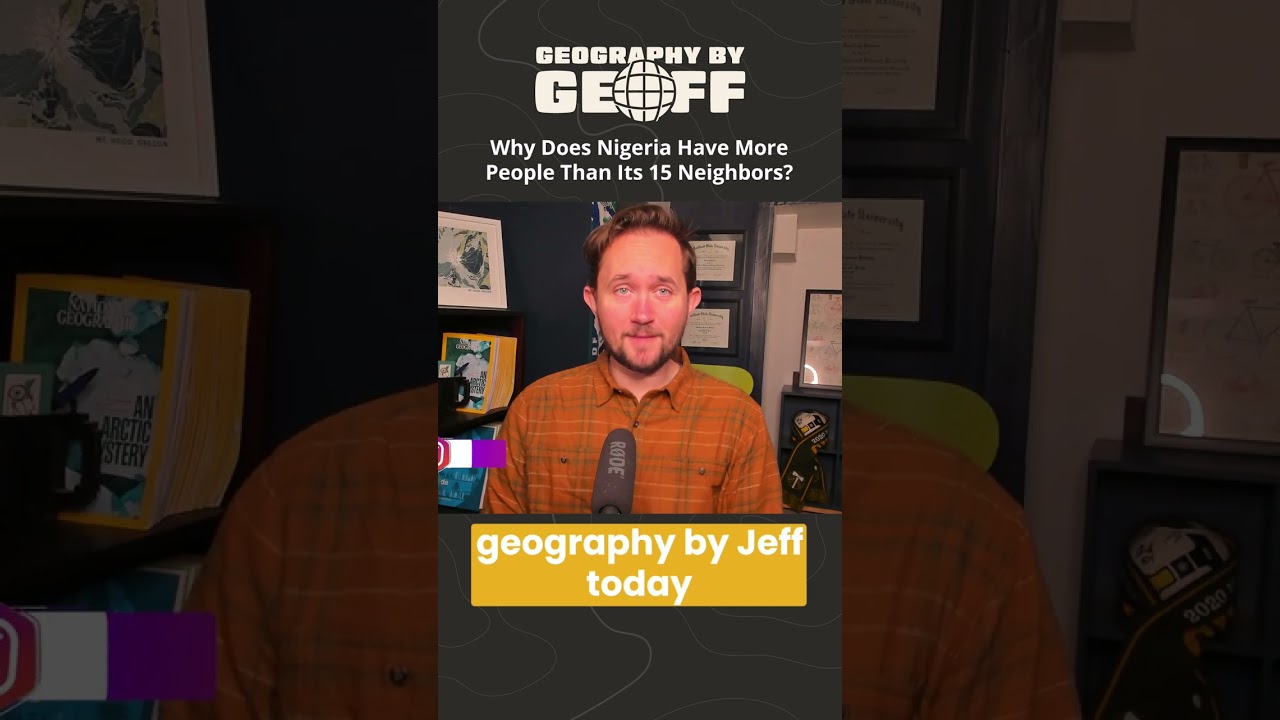 Understanding Nigeria's population in relation to its neighboring countries